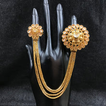 Gold Look Ring 9129-100 - Dazzles Jewellery