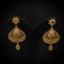 Medium Size Antique Pendant Set 9070-100 - Dazzles Jewellery