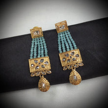 Gold Plated Stone Necklace Set 10045-5311