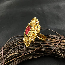 Gold Look Ring 9158-100 - Dazzles Jewellery