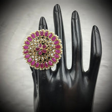 Antique Gold Adjustable Ring 6820-69 - Dazzles Jewellery