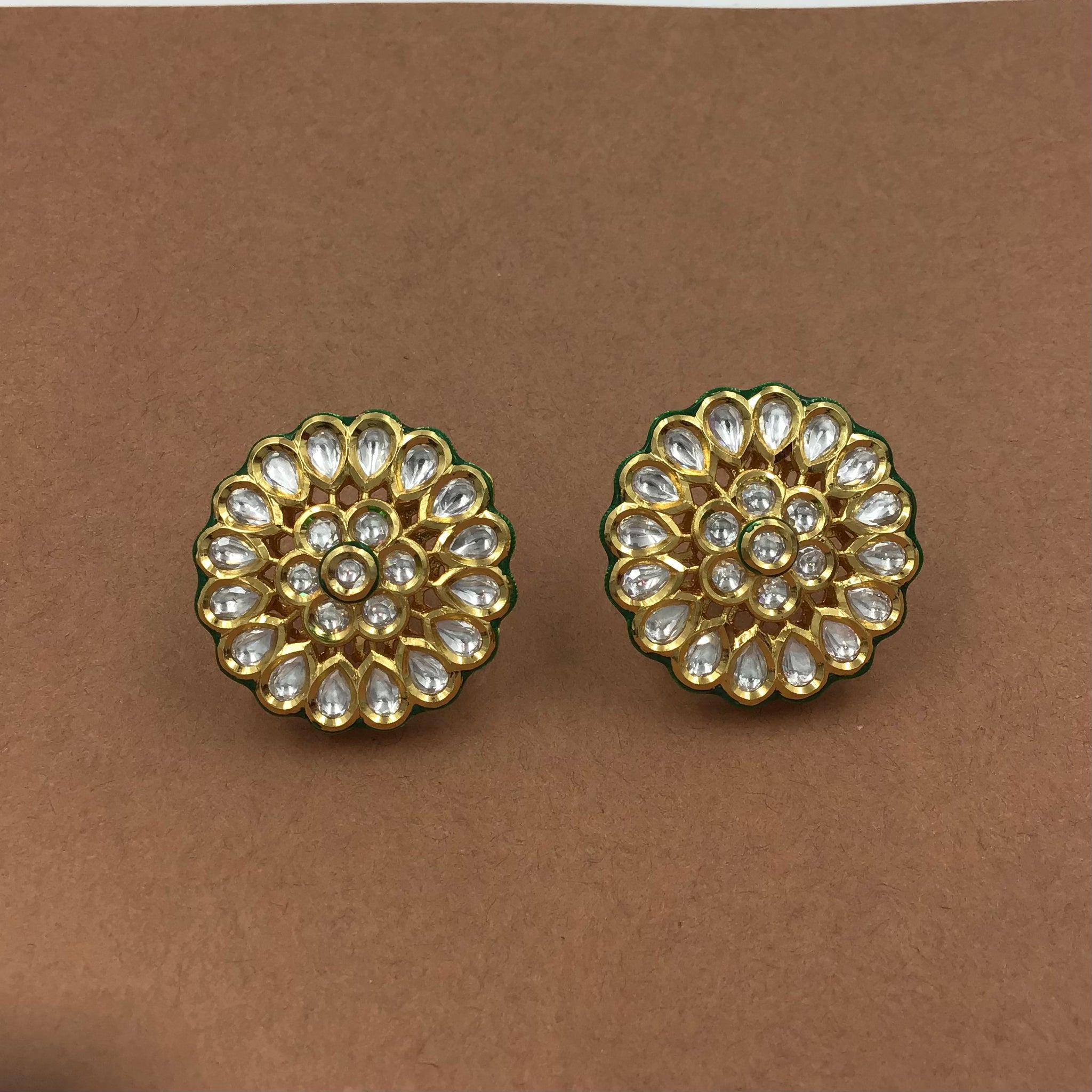 White Earring 2924-6989 - Dazzles Jewellery