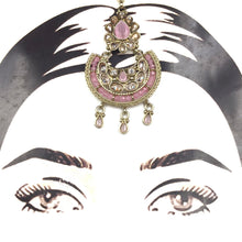 Pink Maang Tikka 17357-4505 - Dazzles Jewellery