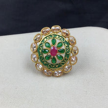 Gold Look Ring 9166-100 - Dazzles Jewellery