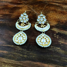 Chandbali Kundan Earring 8736-100 - Dazzles Jewellery