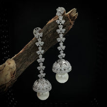 Stylish  Zircon/AD Jhumki Earring 6520-1225 - Dazzles Jewellery