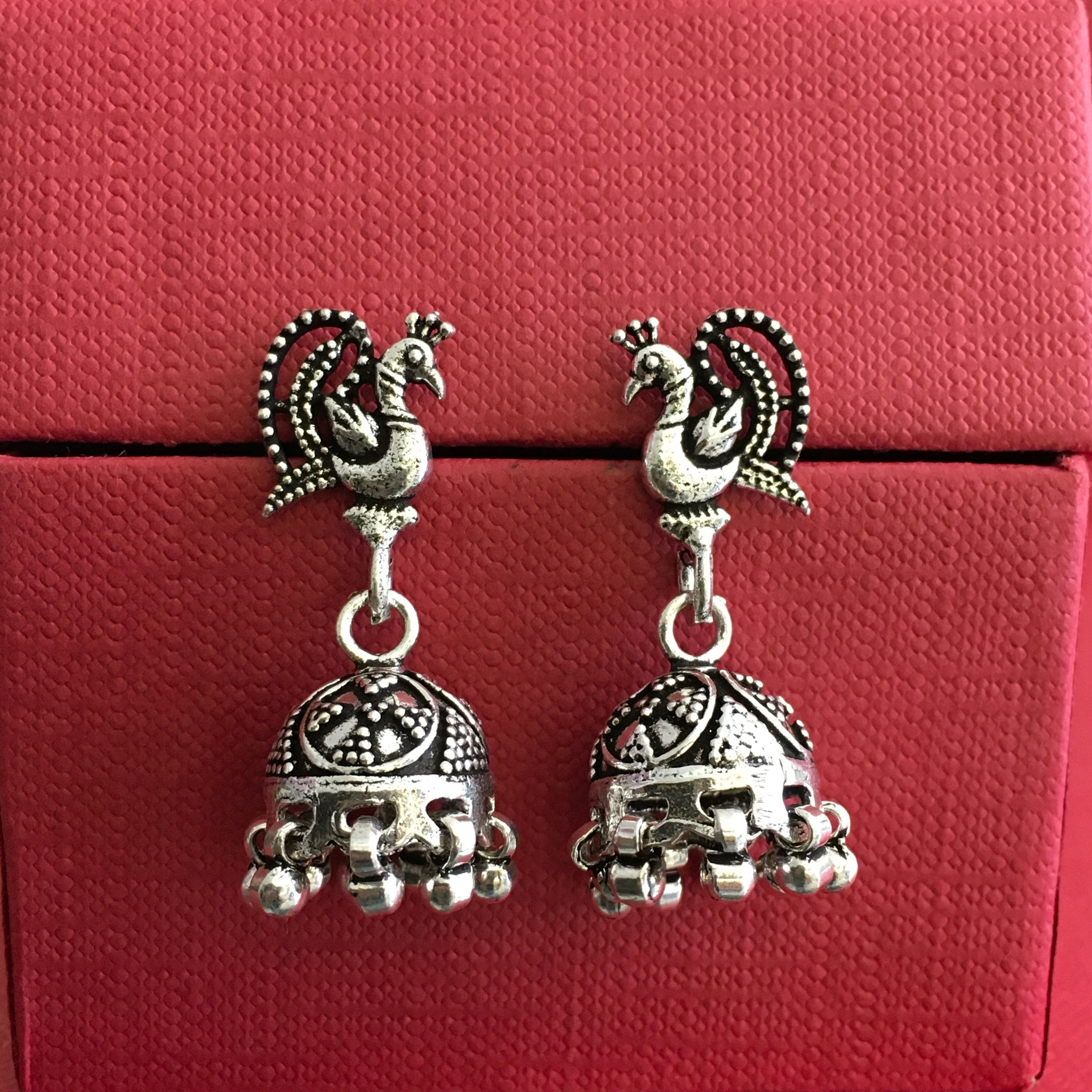 Pure 925 Hallmarked Earring Jhumki 8112-22 - Dazzles Jewellery