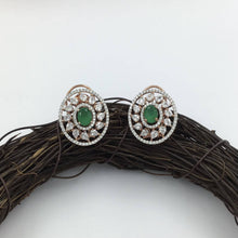 Rose Gold Plated Zircon/AD Tops/Studs 14109-1200