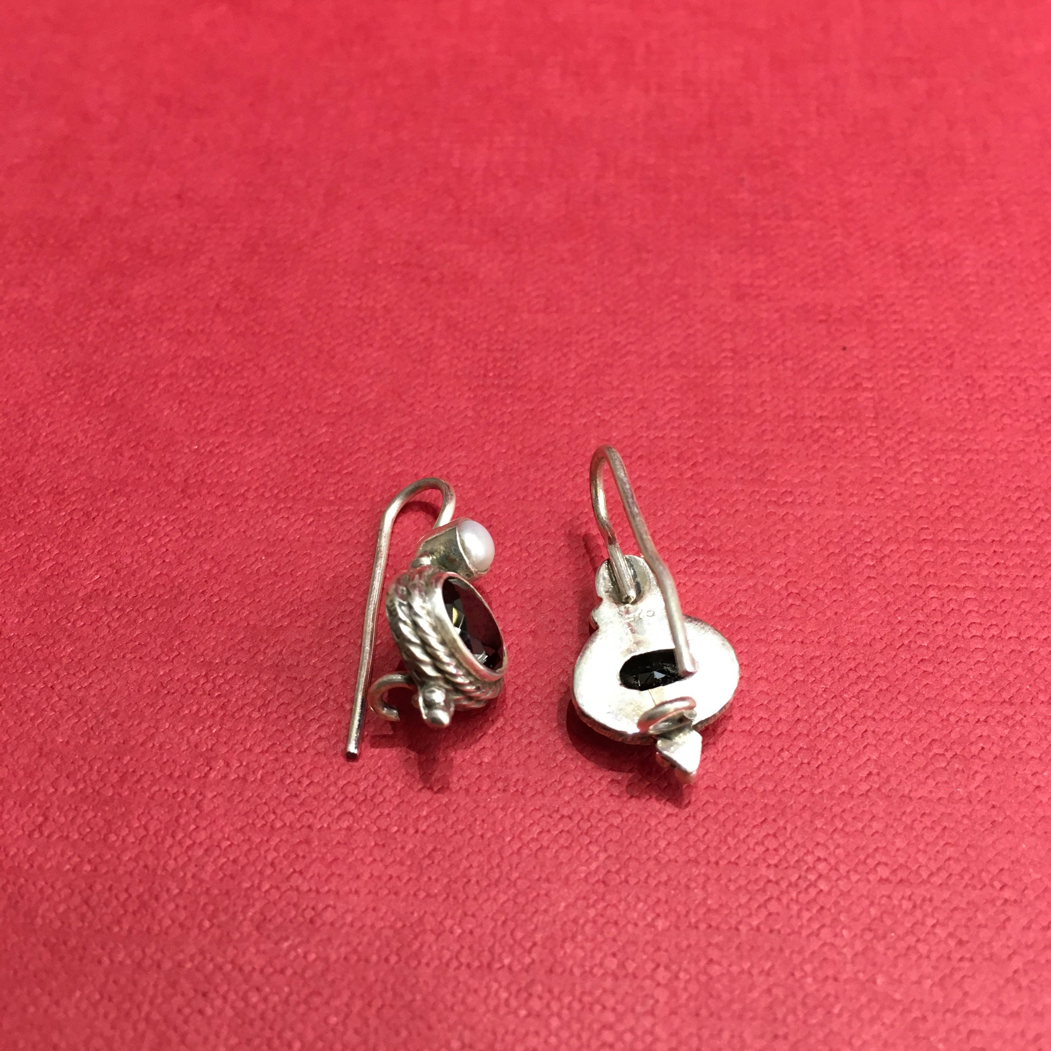 Black Silver Earring - Dazzles Jewellery