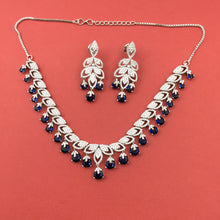 Round Neck Zircon/AD Necklace Set 8575-08 - Dazzles Jewellery