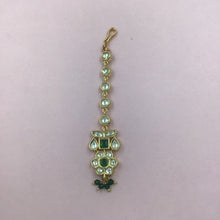 Kundan Maang Tikka 5675-100 - Dazzles Jewellery