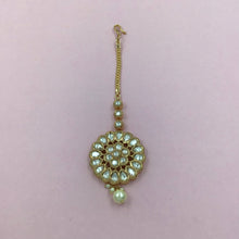 Gold Maang Tikka - Dazzles Jewellery