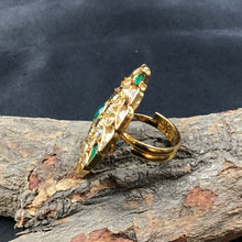 Gold Look Ring 9162-100 - Dazzles Jewellery