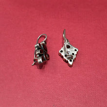 Red Silver Earring - Dazzles Jewellery