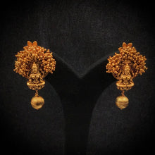 Round Neck Temple Necklace Set 8407-100 - Dazzles Jewellery