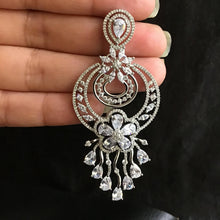 Zircon/AD Chandbali 1104-69 - Dazzles Jewellery