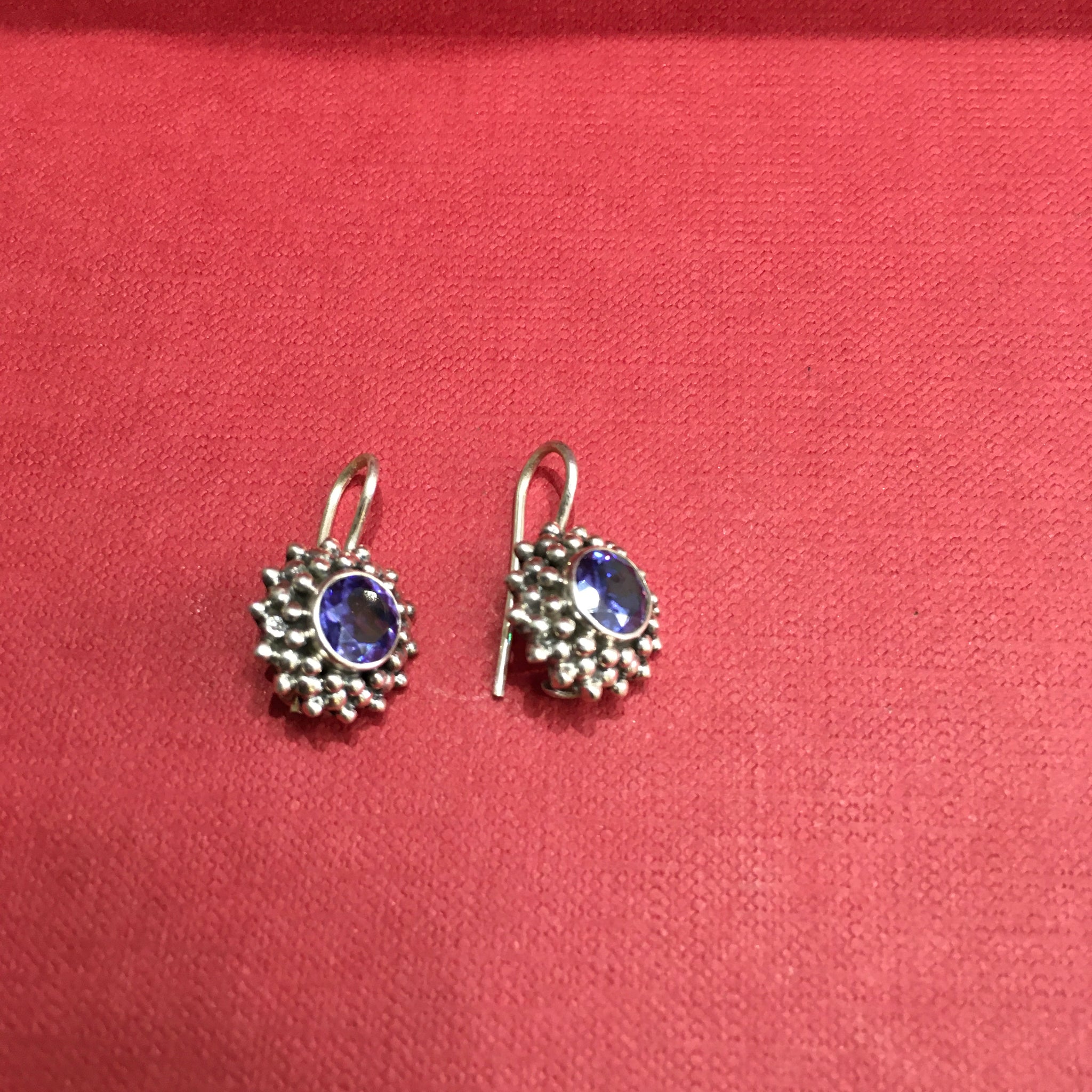Blue Silver Earring - Dazzles Jewellery