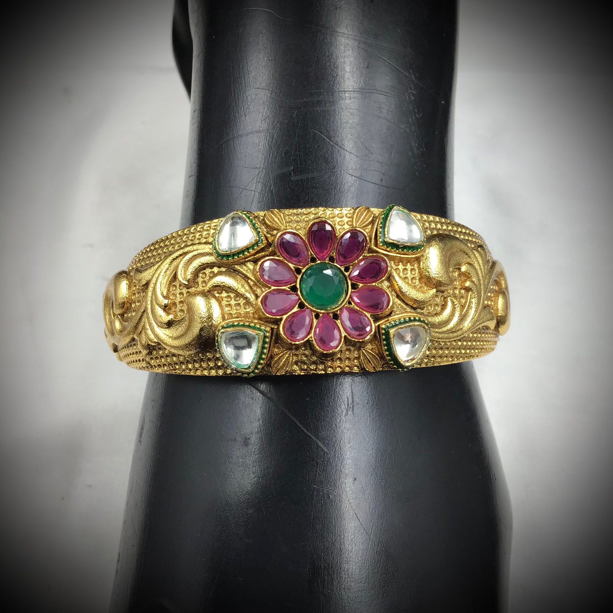 Ruby Green Bracelet 4483-8548 - Dazzles Jewellery