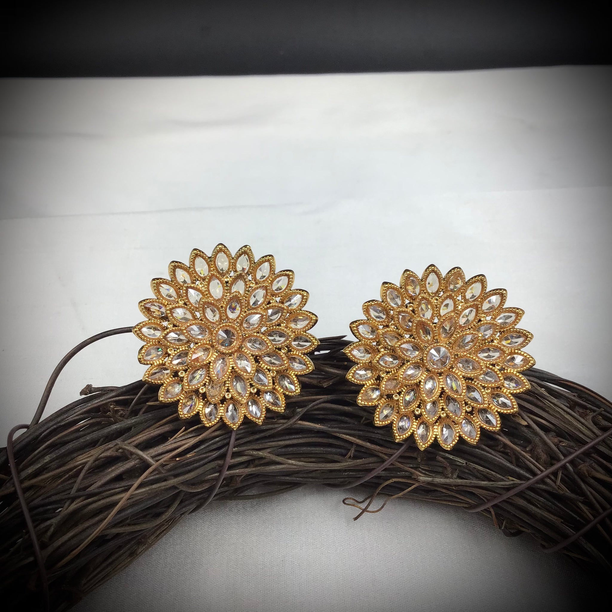 Gold Gold Look Earring - Dazzles Jewellery