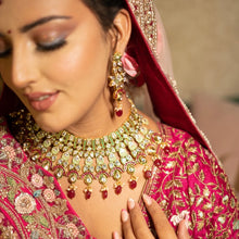 Bridal Polki Necklace Set 19289-21 - Dazzles Jewellery