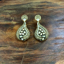 Danglers Kundan Earring 8743-100 - Dazzles Jewellery