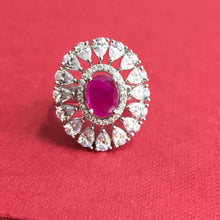 Zircon/AD Ring 8710-08 - Dazzles Jewellery