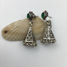 Jhumki Silver Earring 7853-20 - Dazzles Jewellery