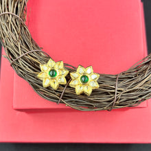 Tops/Studs Kundan Earring 8735-100 - Dazzles Jewellery
