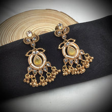 Choker Gold Look Necklace Set 3576-28 - Dazzles Jewellery