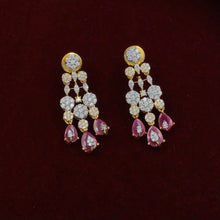 Round Neck Zircon/AD Necklace Set 8576-08 - Dazzles Jewellery