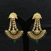 Kundan Long Earring 10780-68 - Dazzles Jewellery
