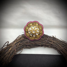 Kundan Adjustable Ruby Ring 15534-2681 - Dazzles Jewellery