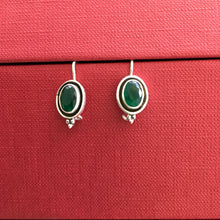 Green Silver Earring - Dazzles Jewellery