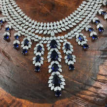 Round Neck Zircon/AD Necklace Set 8571-08 - Dazzles Jewellery