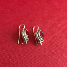 Ruby Silver Earring - Dazzles Jewellery