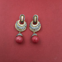 Chandbali Zircon/AD Earring 8917-100 - Dazzles Jewellery