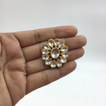 Tops/Studs Kundan Earring 7309-68 - Dazzles Jewellery