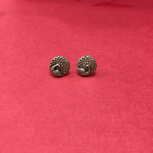 Black Silver Earring 10251 - Dazzles Jewellery