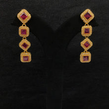 Stylish Danglers - Gold Plated Earring 9178-100 - Dazzles Jewellery