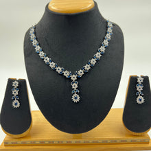 Round Neck Zircon/AD Necklace Set 7174-33 - Dazzles Jewellery