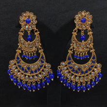 Gold Plated Long Chandbali Earring 12898-9496 - Dazzles Jewellery