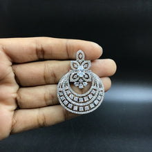 Chandbali Zircon/AD Earring 4776-33 - Dazzles Jewellery