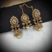 Gold Look Necklace Set 17658-4840 - Dazzles Jewellery