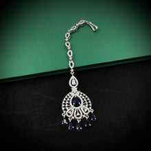 Silver Polish Maang Tikka 6830-69 - Dazzles Jewellery