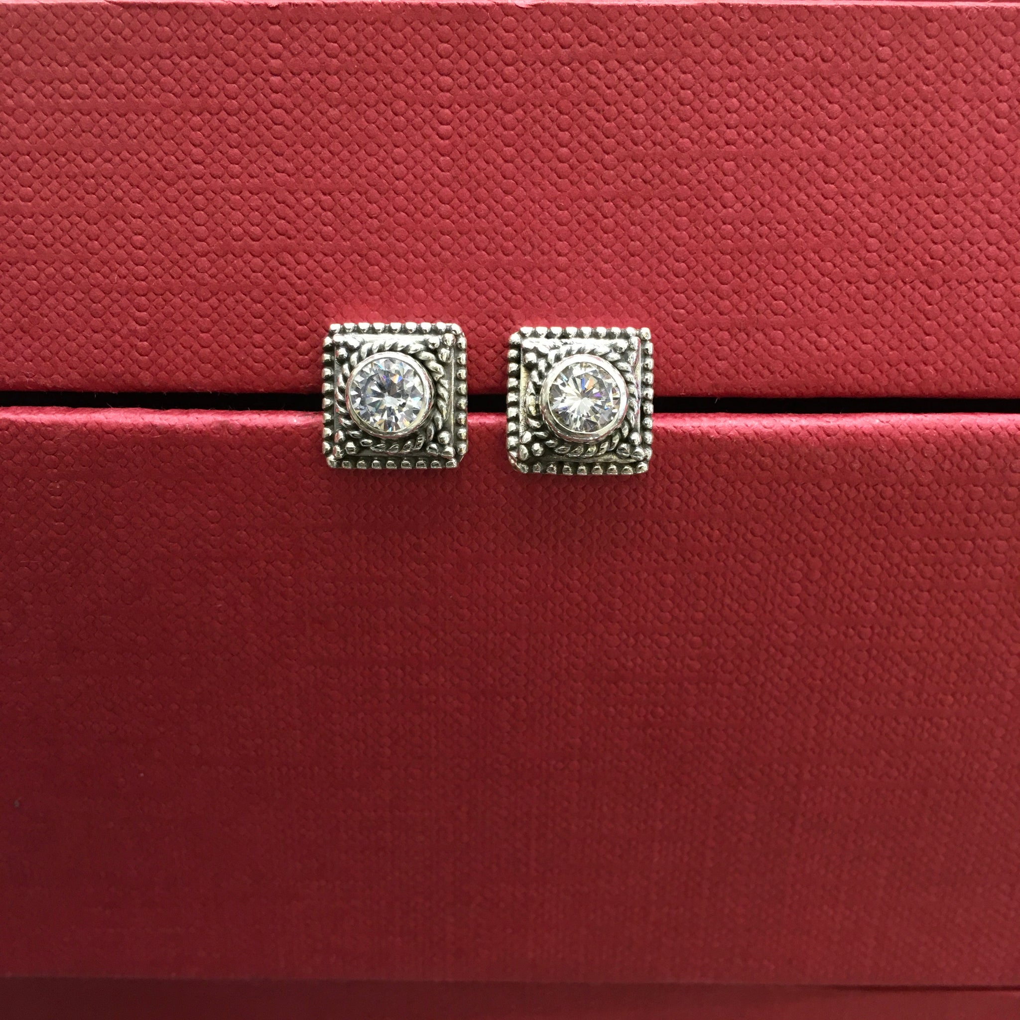 Tops/Studs Silver Earring 7849-20 - Dazzles Jewellery