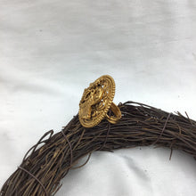 Antique Gold Finish Adjustable Ring 7097-1 - Dazzles Jewellery