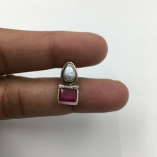 Ruby Silver Earring - Dazzles Jewellery