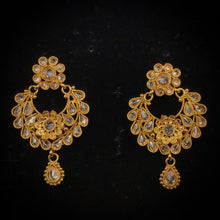 Chandbali Gold Look Earring 9183-100 - Dazzles Jewellery