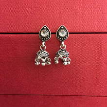 Pure 925 Hallmarked Earring Jhumki 8110-22 - Dazzles Jewellery