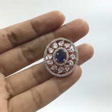 Blue Zircon/AD Earring - Dazzles Jewellery